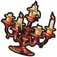 Knight's Crimson Candle